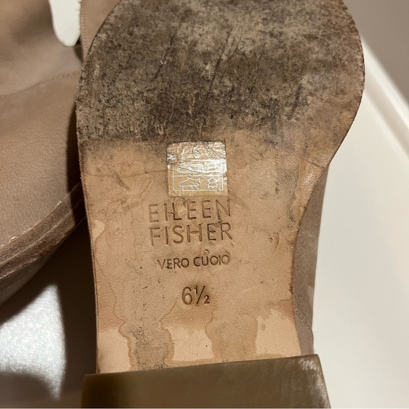 Eileen Fisher Leaf Suede Tan Bootie - Picture 14 of 14